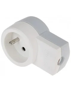 Legrand Gniazdo przenośne standard 1 x 2P+Z bez przewodu - Helium 50109 - Gniazdka elektryczne - miniaturka - grafika 4