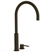 Baterie umywalkowe - Bateria umywalkowa nablatowa 2-otworowa Tres Study czarny brąz 26110502KMB - miniaturka - grafika 1