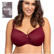 Biustonosze - Biustonosz Corin Virginia 17871 Spacer burgundowy 80B - miniaturka - grafika 1