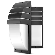 Lampy ogrodowe - Smartled Kinkiet Zewnętrzny Lampa Elewacyjna Led Ogrodowa 1X E27 Czarna IP54 - miniaturka - grafika 1