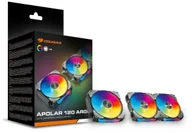 Akcesoria do komputerów stacjonarnych - Cougar Wentylator do Obudowy Apolar 120 12 cm Czarny ARGB - miniaturka - grafika 1