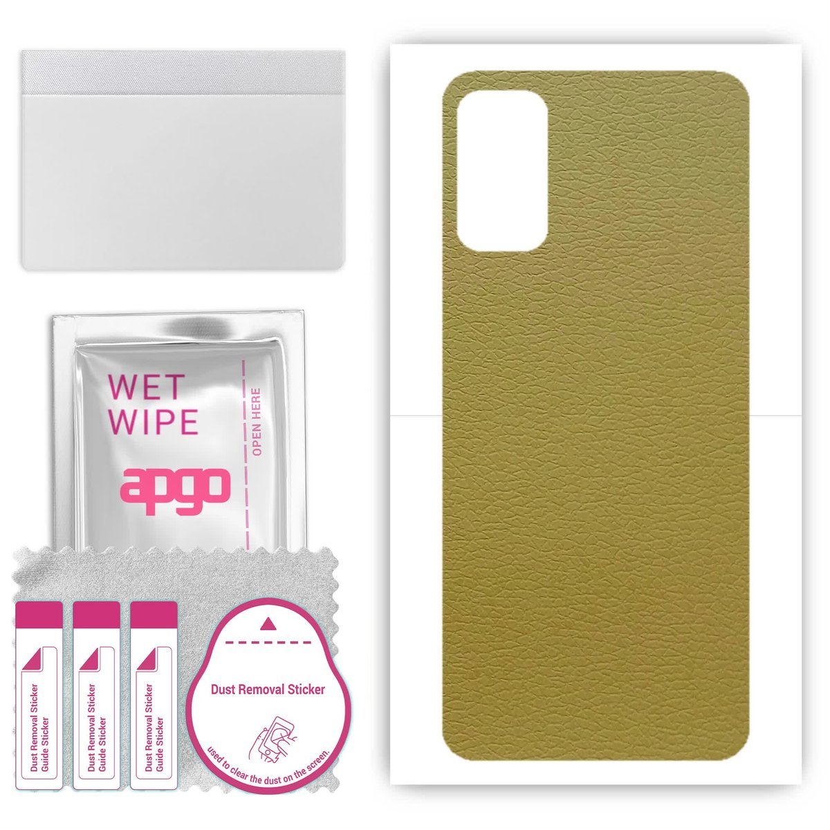 Folia naklejka skórka strukturalna na TYŁ do Xiaomi Poco M3 Pro 5G - Skóra Oliwkowa - apgo SKINS