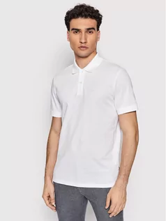 Koszulki męskie - Hugo Boss Polo Pallas 50468362 Biały Regular Fit - grafika 1