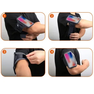 SWISSTEN Etui do biegania na ramię na telefon 6" - Etui i futerały do telefonów - miniaturka - grafika 6