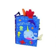 Zabawki sensoryczne - Książeczka miękka morskie zwierzęta Leantoys - miniaturka - grafika 1