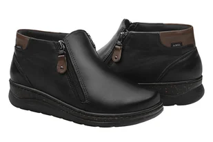 Botki AXEL Comfort 1782 Czarne H na 2-zamki Kosela Medic 9782 - Botki damskie - miniaturka - grafika 2