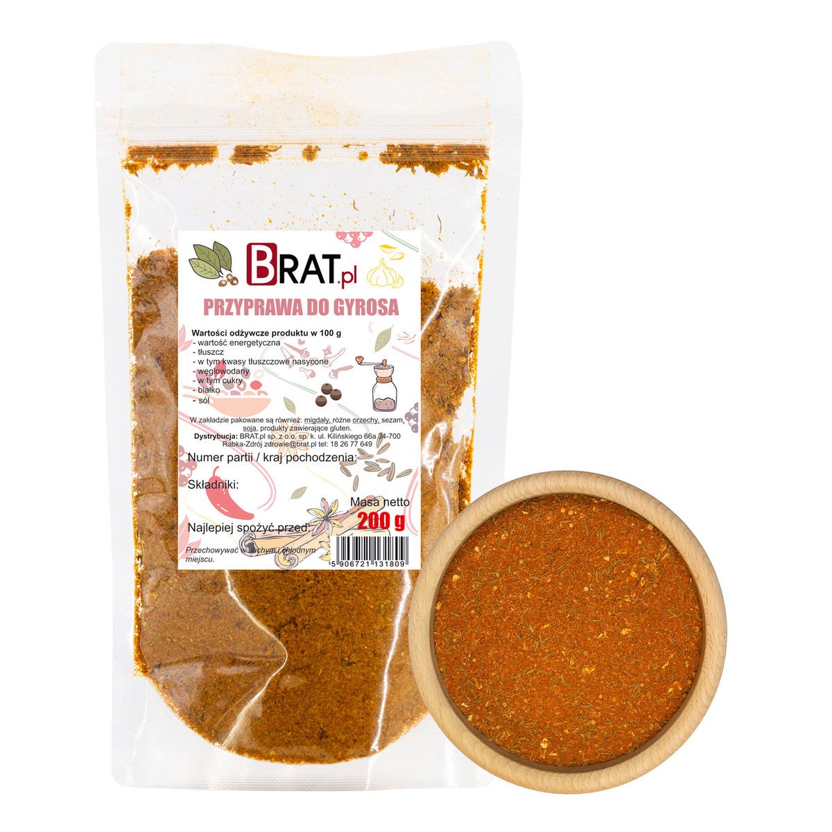 PRZYPRAWA DO GYROSA 200 g - BRAT