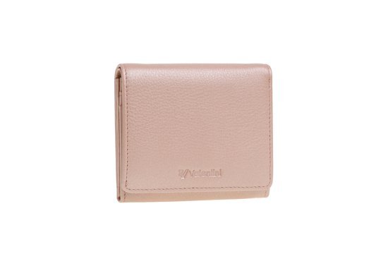 Portfel damski Valentini Metallic 123 różowy