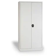 Pozostałe wyposażenie warsztatu - KOVONA Metalowa szafa biurowa, 1950 x 1200 x 500 mm, szary/szary C3700H1.2.09.14B2B - miniaturka - grafika 1