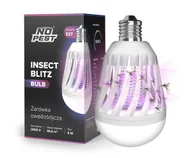 Lampa Owadobójcza NO PEST Lampion Żarówka Lampa na Muchy Komary Ćmy Osy Mole Meszki Owady Insect Blitz Bulb