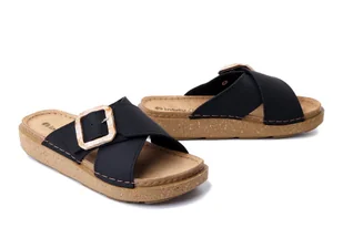 INBLU ED-15 014 czarny, klapki damskie - Inblu - Klapki i japonki damskie - miniaturka - grafika 1