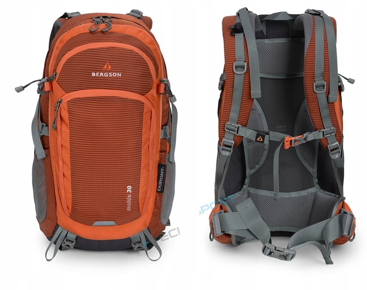 WYGONY PLECAK TURYSTYCZNY BERGSON MOLDE POJEMNOŚĆ 30L POMARAŃCZOWY
