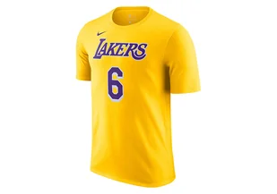 Nike Nba Los Angeles Lakers Lebron James 6 Tee Amarillo - Koszulki męskie - miniaturka - grafika 1