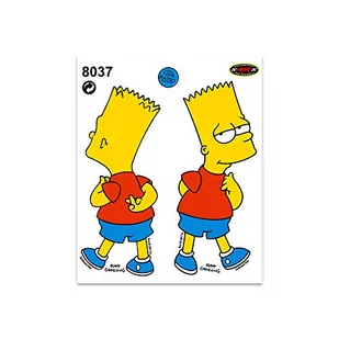 Naklejki Simpson Bart, 14 x 16 cm - Akcesoria motoryzacyjne - miniaturka - grafika 1