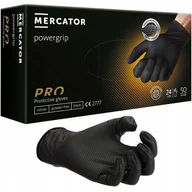 Rękawiczki - Mercator Medical Mercator Medical Ideall Grip+ rękawice nitrylowe rozmiar L 100szt czarne - miniaturka - grafika 1