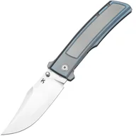 Scyzoryki - Kansept knives Bison Satin CPM S35VN Niebieski Anodowany Tytan K1108B2 - miniaturka - grafika 1