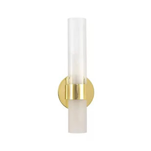 Kinkiet złoty szkło mleczne CANDELA-1 DN1505-1 gold - Step Into Design - Lampy ścienne - miniaturka - grafika 1