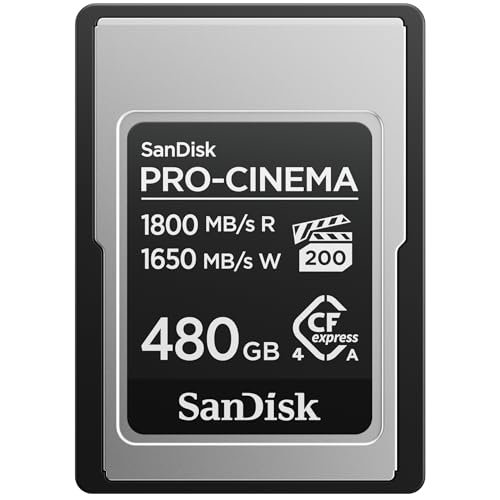 SanDisk PRO-CINEMA CFexpress Type A Card - 480GB CFexpress typ A