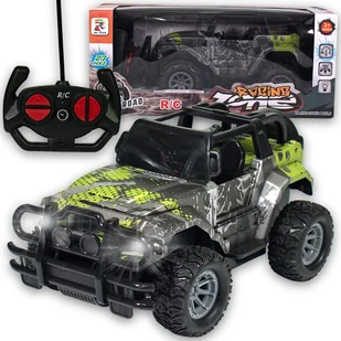 Auto na sterowanie auto terenowe na pilot zielone adventure - Zabawki zdalnie sterowane - miniaturka - grafika 1