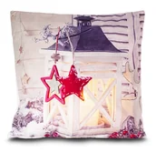 Poszewki na poduszki - Poszewka Led Biały Lampion /Homelife - miniaturka - grafika 1