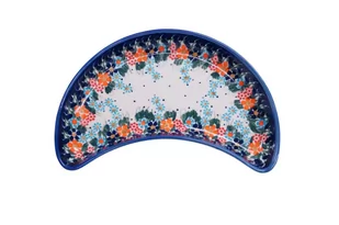Ceramiczna tacka półksiężyc Ceramika Bolesławiec - Tace i patery - miniaturka - grafika 1