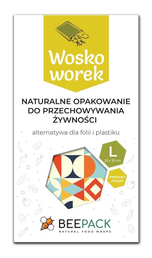 Woskoworek do przechowywania ĹĽywnoĹ›ci, GEOMETRIA, BeePack