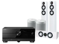 Kino domowe - Yamaha RX-A6A (czarny) + Carina FS247 (biały) + CC 241 (biały) + MusicCast 20 (biały) - miniaturka - grafika 1