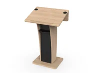 Akcesoria do projektorów - AXEOS NEONYX WOOD solidna drewniana mównica - miniaturka - grafika 1
