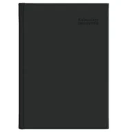 Kalendarze - Kalendarz naucz. 2025/26 A5 tyg. Vivella czarny - miniaturka - grafika 1