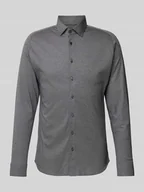 Koszule męskie - Koszula biznesowa o kroju slim fit z kołnierzykiem typu kent - miniaturka - grafika 1