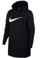 Sukienki - Nike Bluza Sukienka Nsw Swoosh Black AV8290-010 XS - miniaturka - grafika 1