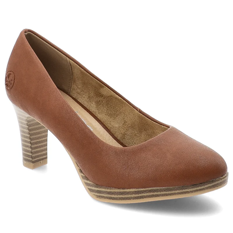 Czółenka RIEKER - 41560-23 Brown -37