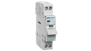 Hager Modułowy rozłącznik izolacyjny z lampką sygnalizacyjną SBM225 25A 2P SBM225 - Bezpieczniki elektryczne - miniaturka - grafika 1