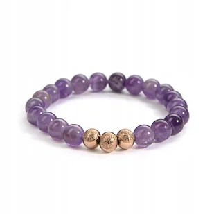 Betlewski, Bransoletka damska, koraliki ametyst mała - Bransoletki - miniaturka - grafika 1