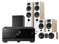 Kino domowe - Yamaha RX-A8A (czarny) + Diva 5 (dąb) +Diva 3 (dąb) + Diva 7 (dąb) + Basso 880 (czarny) - miniaturka - grafika 1