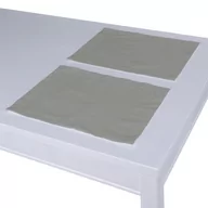 Obrusy i serwetki - Dekoria pl pl Podkładka 2 sztuki szary 40 x 30 cm Loneta 403-133-24 - miniaturka - grafika 1