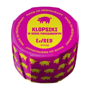 Rzemieślnicza konserwa w puszce Ed RED Casual Klopsiki w sosie pomidorowym 400 g - ONE SIZE - Szybkie dania obiadowe - miniaturka - grafika 1