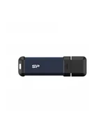 Dyski SSD - Dysk zewnętrzny SSD Silicon Power MS60 500GB USB 3.2 Gen2 600/500 MB/s Niebieski SP500GBUF3S60VPB - miniaturka - grafika 1