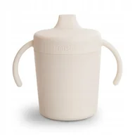 Kubki dla dzieci - Mushie Kubek Niekapek Ivory - miniaturka - grafika 1