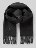 Apaszki i szaliki męskie - Szal z wyhaftowanym logo - miniaturka - grafika 1