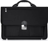 Teczki i aktówki - Solome CZARNA AKTÓWKA TECZKA NA DOKUMENTY SOLOME THORNE - miniaturka - grafika 1