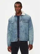 Kurtki męskie - Wrangler Kurtka jeansowa 112357271 Niebieski Regular Fit - miniaturka - grafika 1