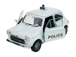 WELLY MINI COOPER 1300 POLICJA 1:34 SAMOCHÓD NOWY METALOWY MODEL - Samochody i pojazdy dla dzieci - miniaturka - grafika 1