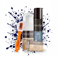 Środki do obuwia i ubrań - Pianka Cleaner Renowator do Granatowych Butów Gumka Szczoteczka Zestaw 4w1 - miniaturka - grafika 1