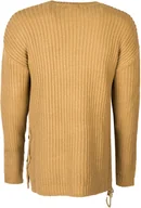 Swetry męskie - Xagon Sweter męski - A2008 1J 00350 - Brązowy- Rozmiar: XXL(EU) - miniaturka - grafika 1