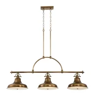 Lampy sufitowe - Potrójna lampa wisząca nad stół Bistro - loftowa - miniaturka - grafika 1