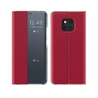 Etui i futerały do telefonów - Goodcase Do etui na telefon z bocznym oknem Huawei Mate 20 Lite Czerwony - miniaturka - grafika 1