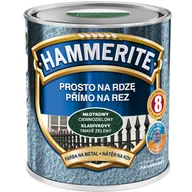 Farby olejne i specjalne - Hammerite Farba Prosto Na Rdzę Ciemnozielony Młotkowy 2,5 l - miniaturka - grafika 1
