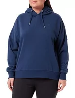 Swetry damskie - TILDEN Damski sweter z kapturem oversize 37831172, granatowy, XXL, morski, XXL - miniaturka - grafika 1