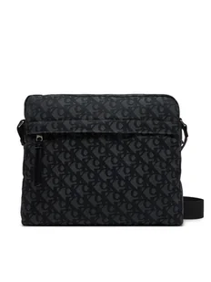 Calvin Klein Jeans Saszetka Unstructured Monogram Flight Bag LV04G3097G Czarny - Nerki - miniaturka - grafika 1